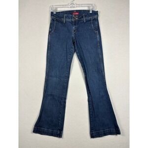 Levi's 545 Low Rise Flare Jeans Dark Wash Size 4 Medium Blue Denim Y2K